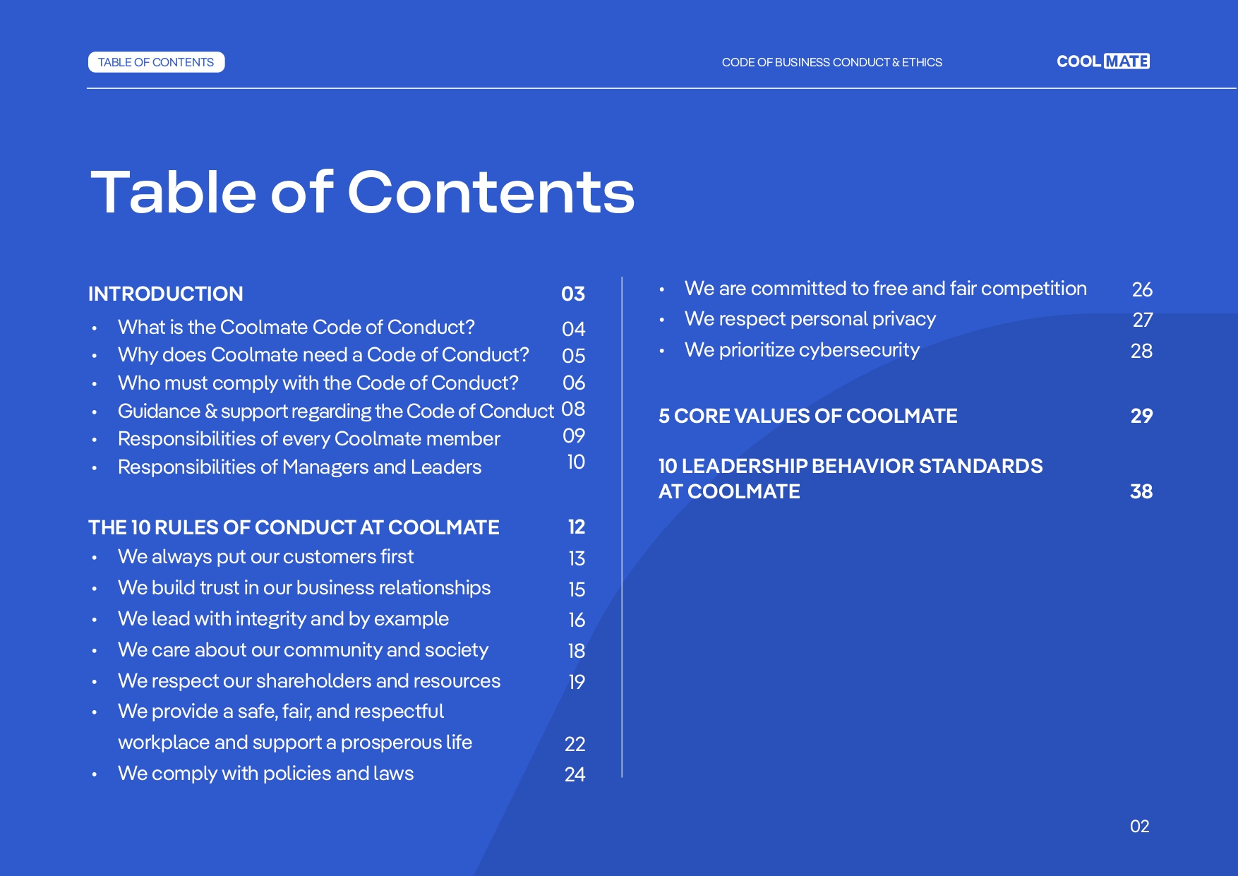 Conduct - 2