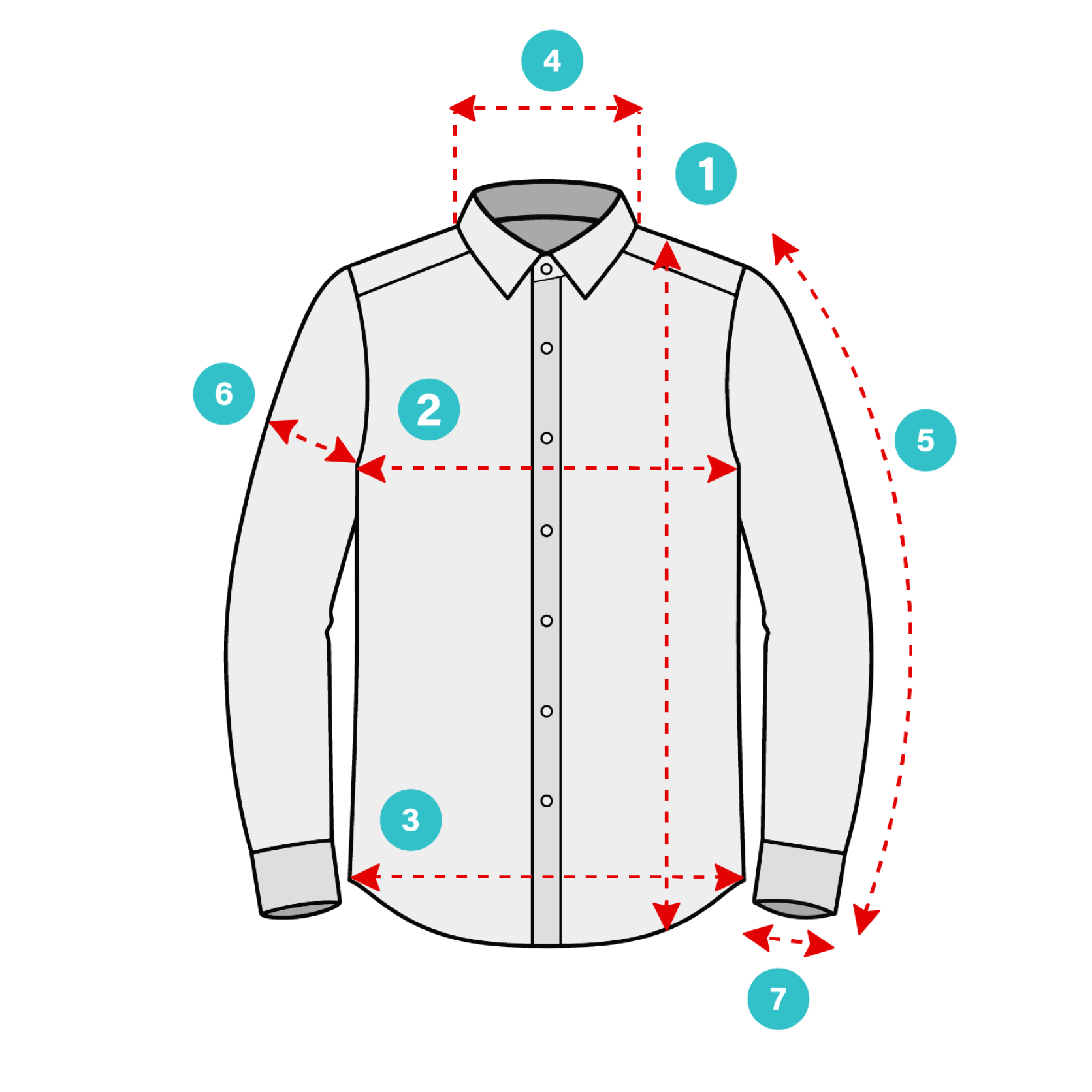 How to measure shirt