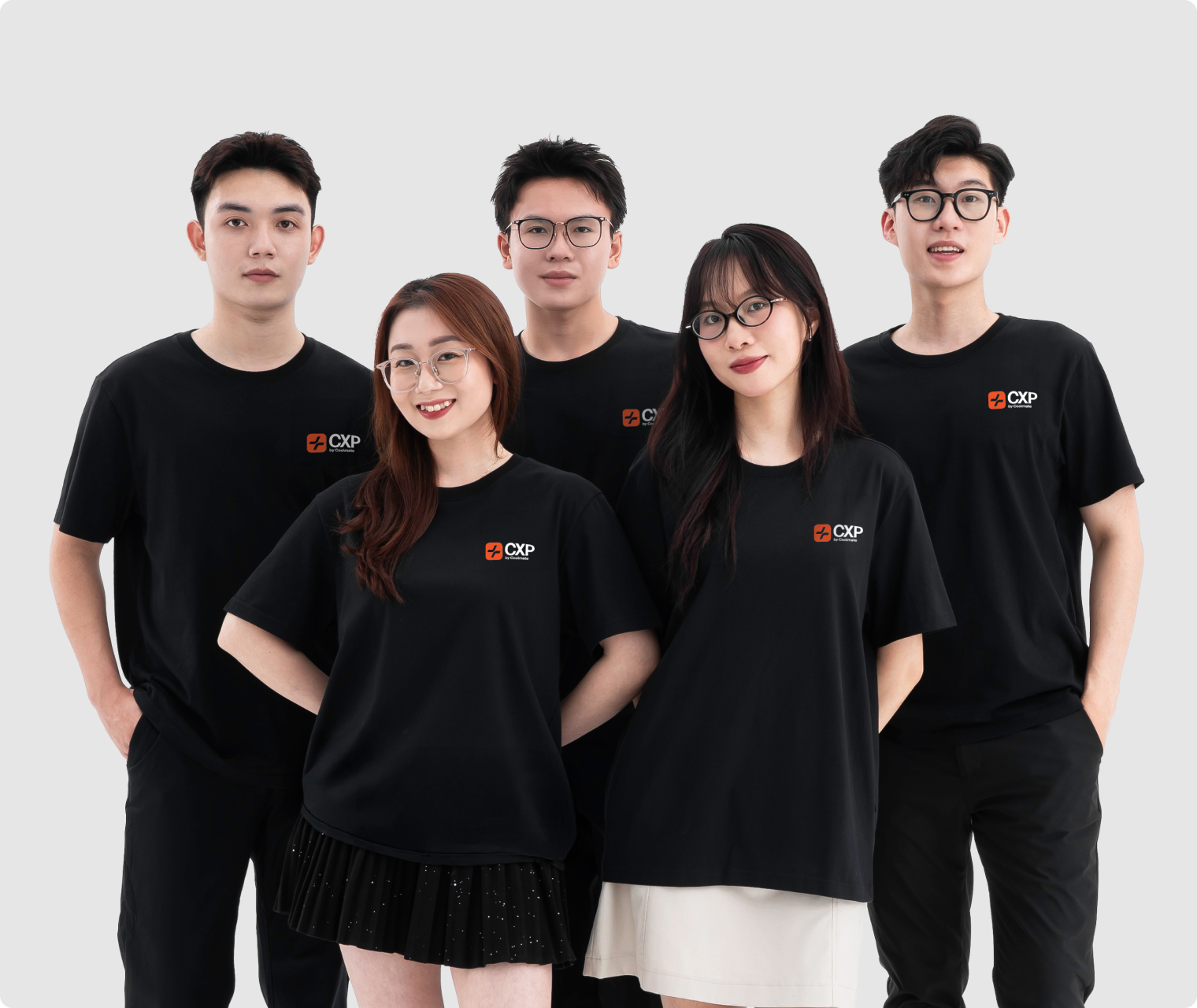 CXP team wearing custom uniforms